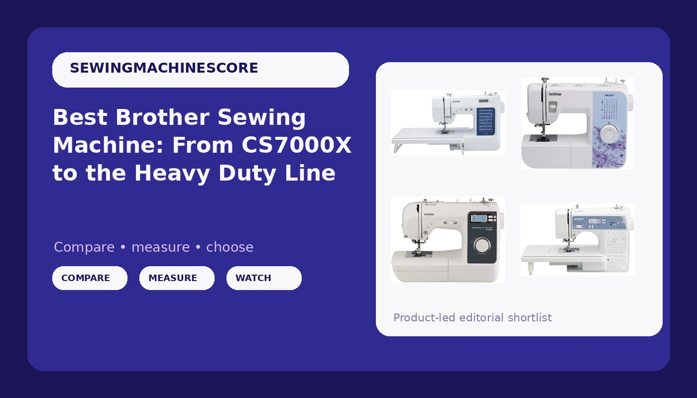 Best Brother Sewing Machine: From CS7000X to the Heavy Duty Line - SewingMachineScore review with measurements and honest opinion