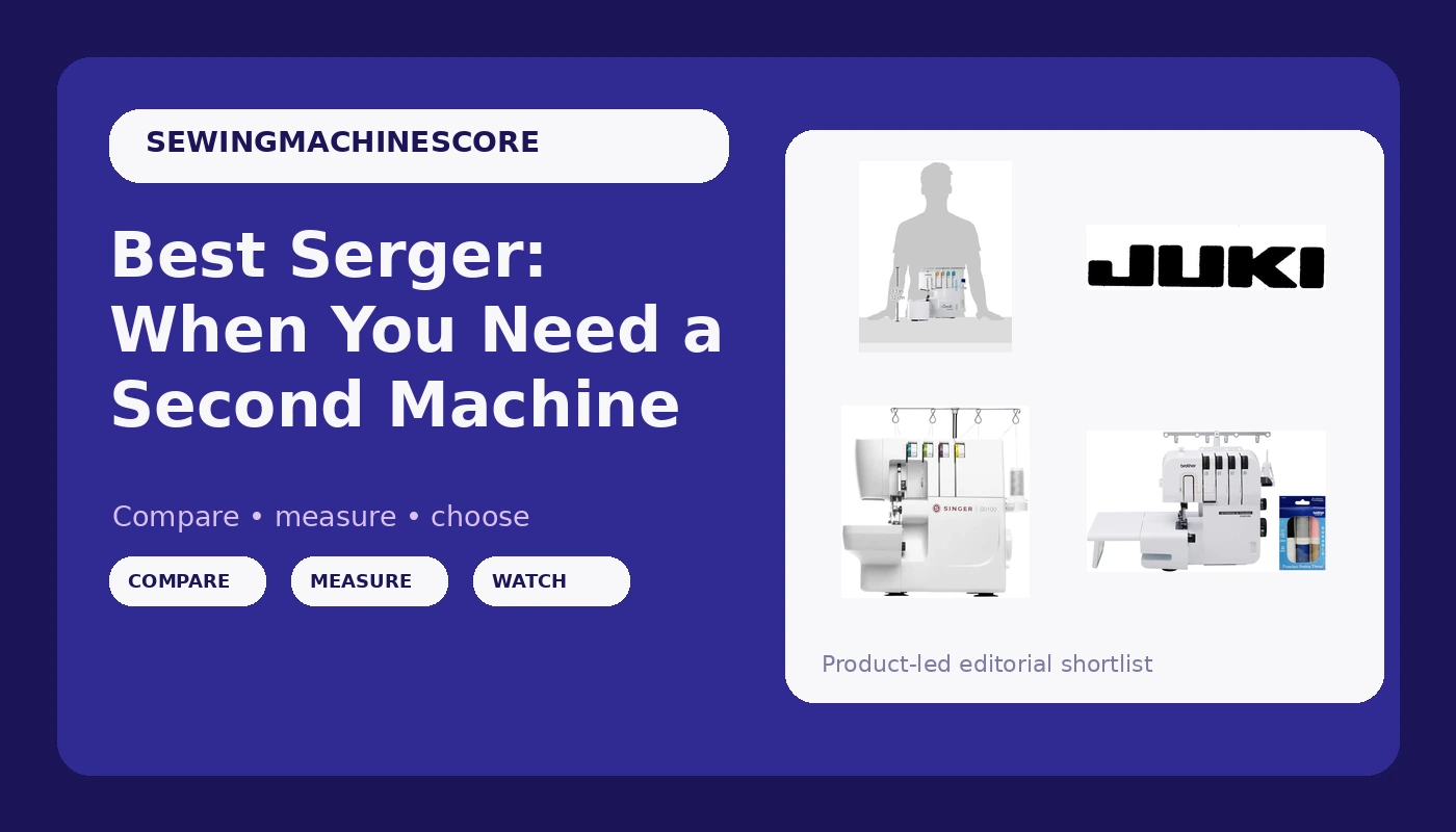 Best Serger: When You Need a Second Machine - SewingMachineScore review with measurements and honest opinion