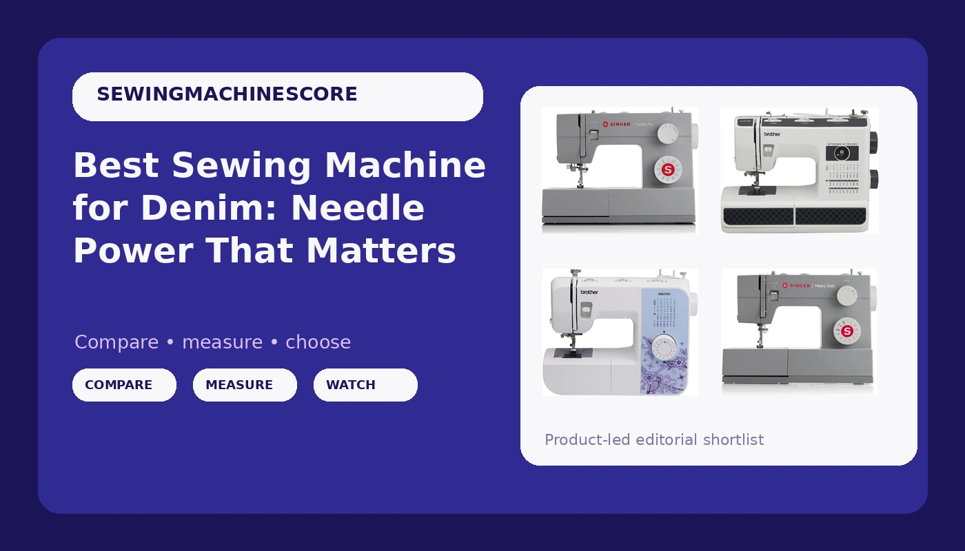 Best Sewing Machine for Denim: Needle Power That Matters - SewingMachineScore review with measurements and honest opinion