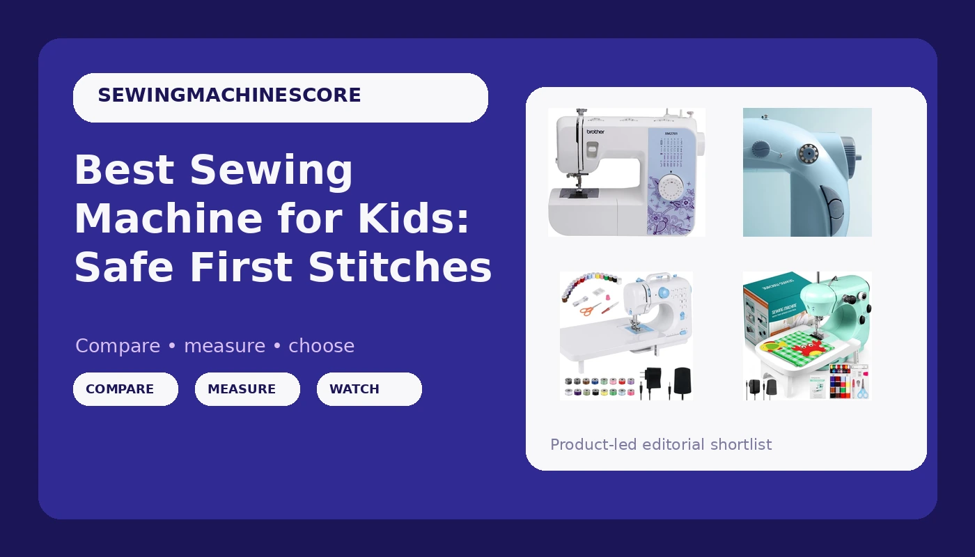 Best Sewing Machine for Kids: Safe First Stitches - SewingMachineScore review with measurements and honest opinion