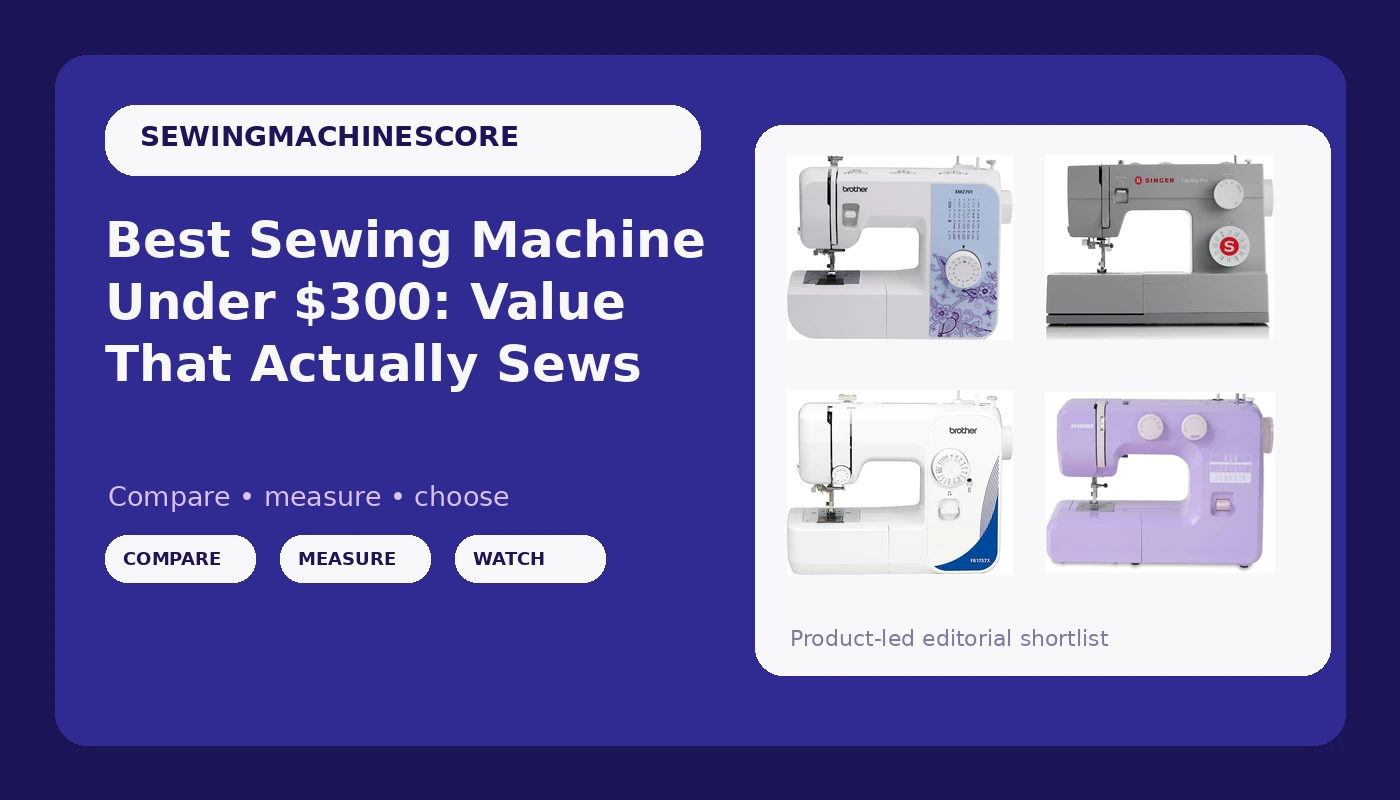 Best Sewing Machine Under $300: Value That Actually Sews - SewingMachineScore review with measurements and honest opinion
