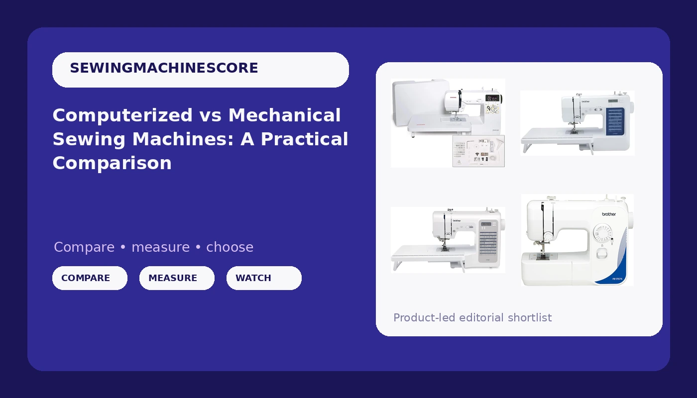 Computerized vs Mechanical Sewing Machines: A Practical Comparison