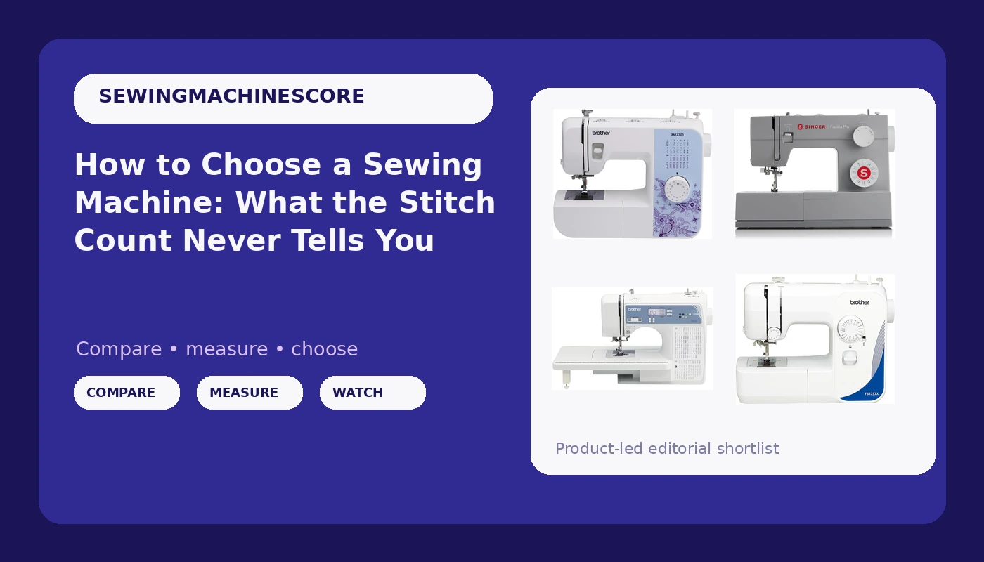 How to Choose a Sewing Machine: What the Stitch Count Never Tells You - SewingMachineScore review with measurements and honest opinion