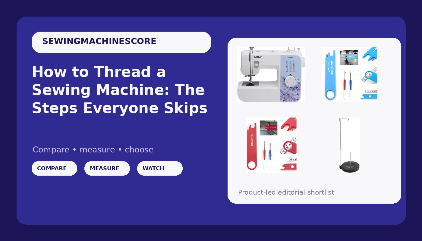 How to Thread a Sewing Machine: The Steps Everyone Skips - SewingMachineScore review with measurements and honest opinion