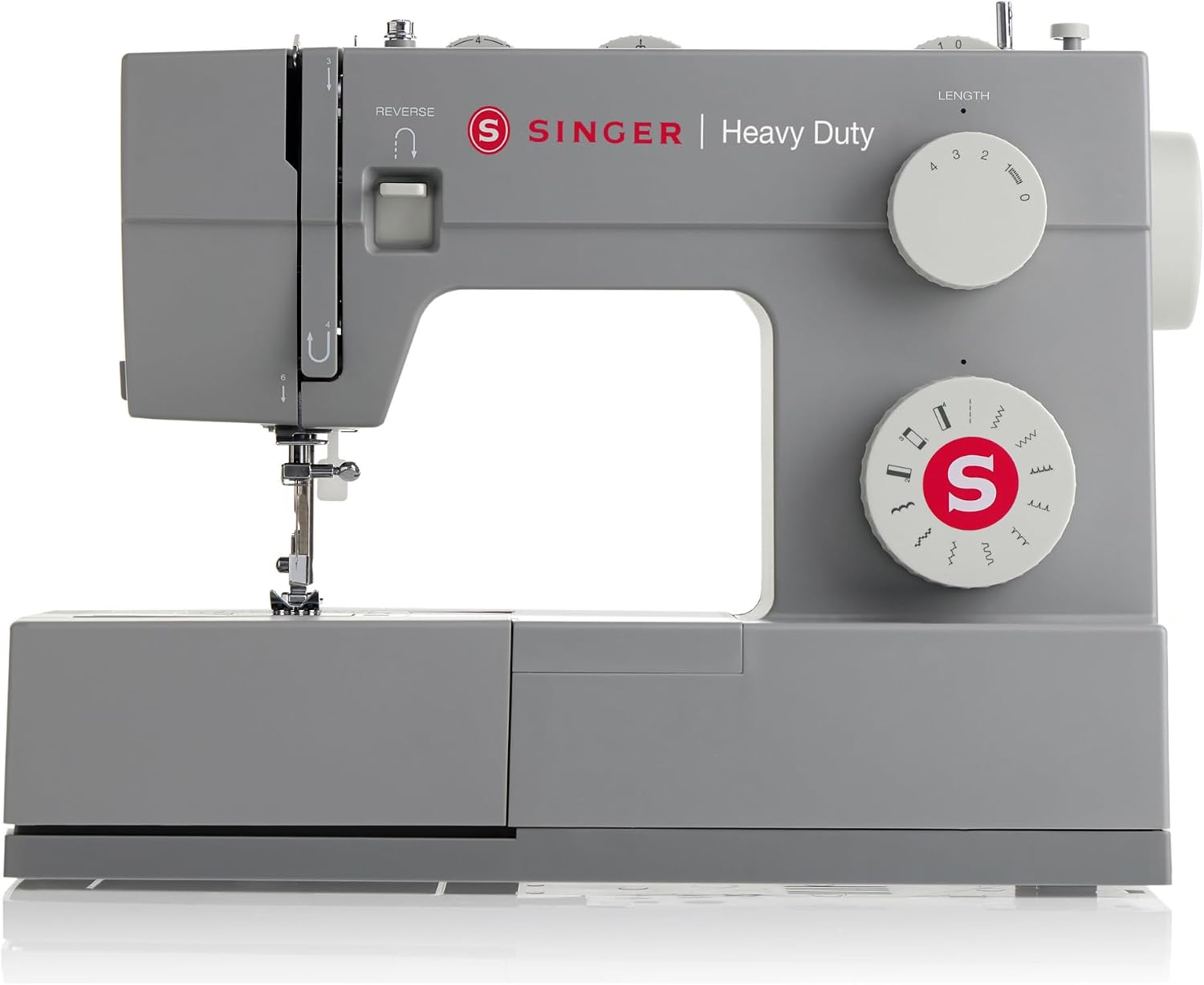 SINGER® 4411 (Grey) High Speed Heavy Duty Sewing Machine with Accessories