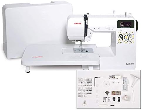 Janome JW8100 Fully-Featured Computerized Sewing Machine with 100 Stitches, 7...