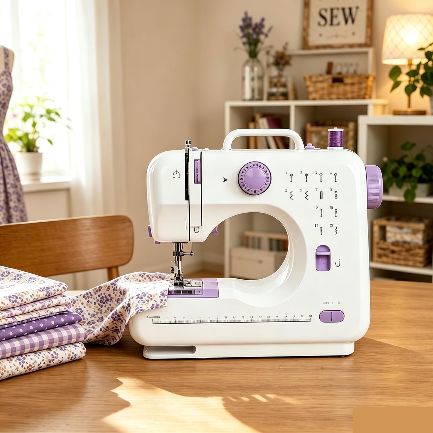 Electric Sewing Machine for Beginners for Quick Repairs DIY Crafts & Gift