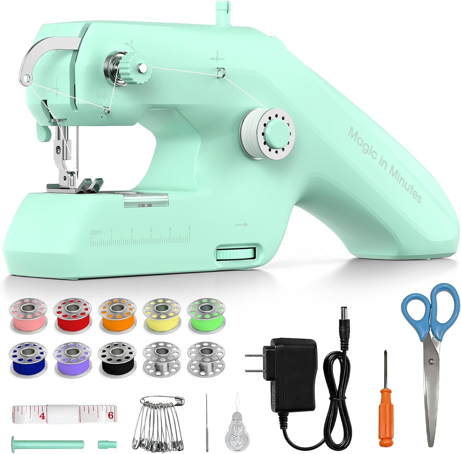 Double Thread Handheld Sewing Machine for Beginners with Lockstitch