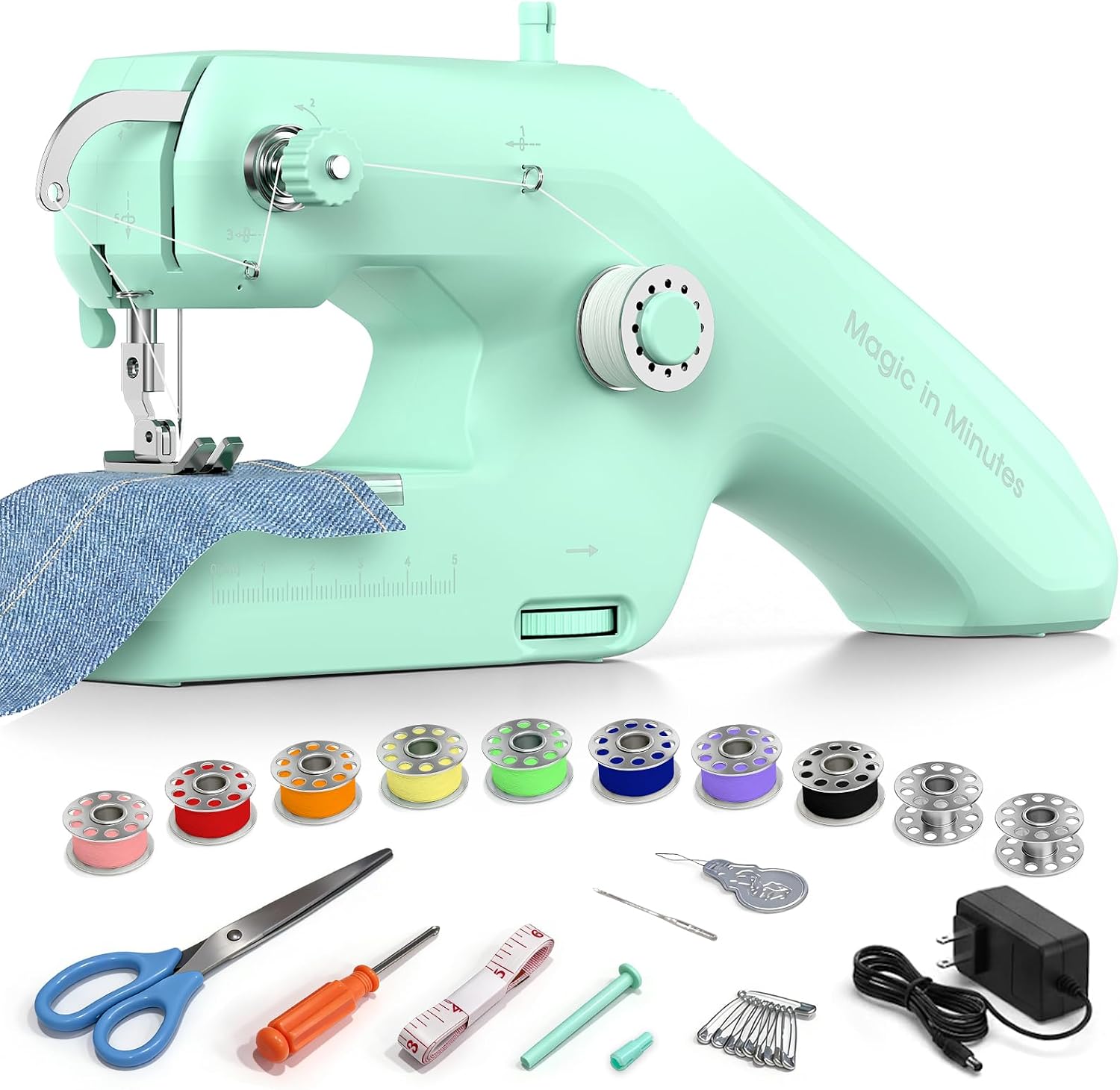 Portable Mini Handheld Sewing Machine for Beginners for Mending