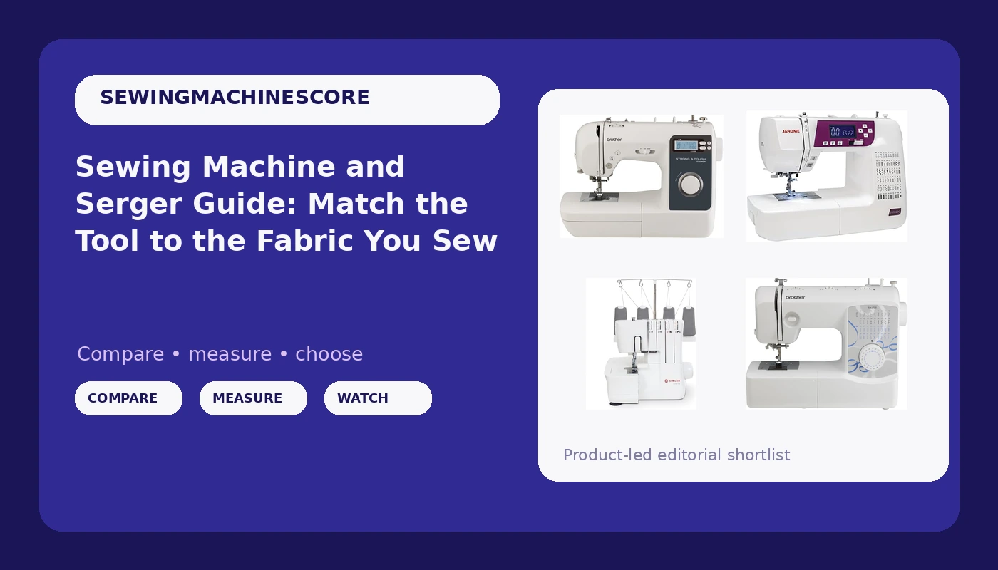 Sewing Machine and Serger Guide: Match the Tool to the Fabric You Sew