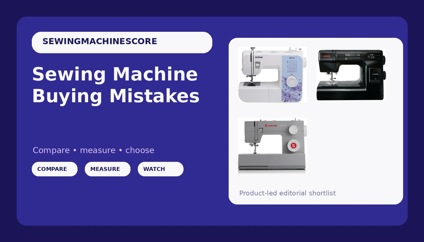 Sewing Machine Buying Mistakes - SewingMachineScore review with measurements and honest opinion