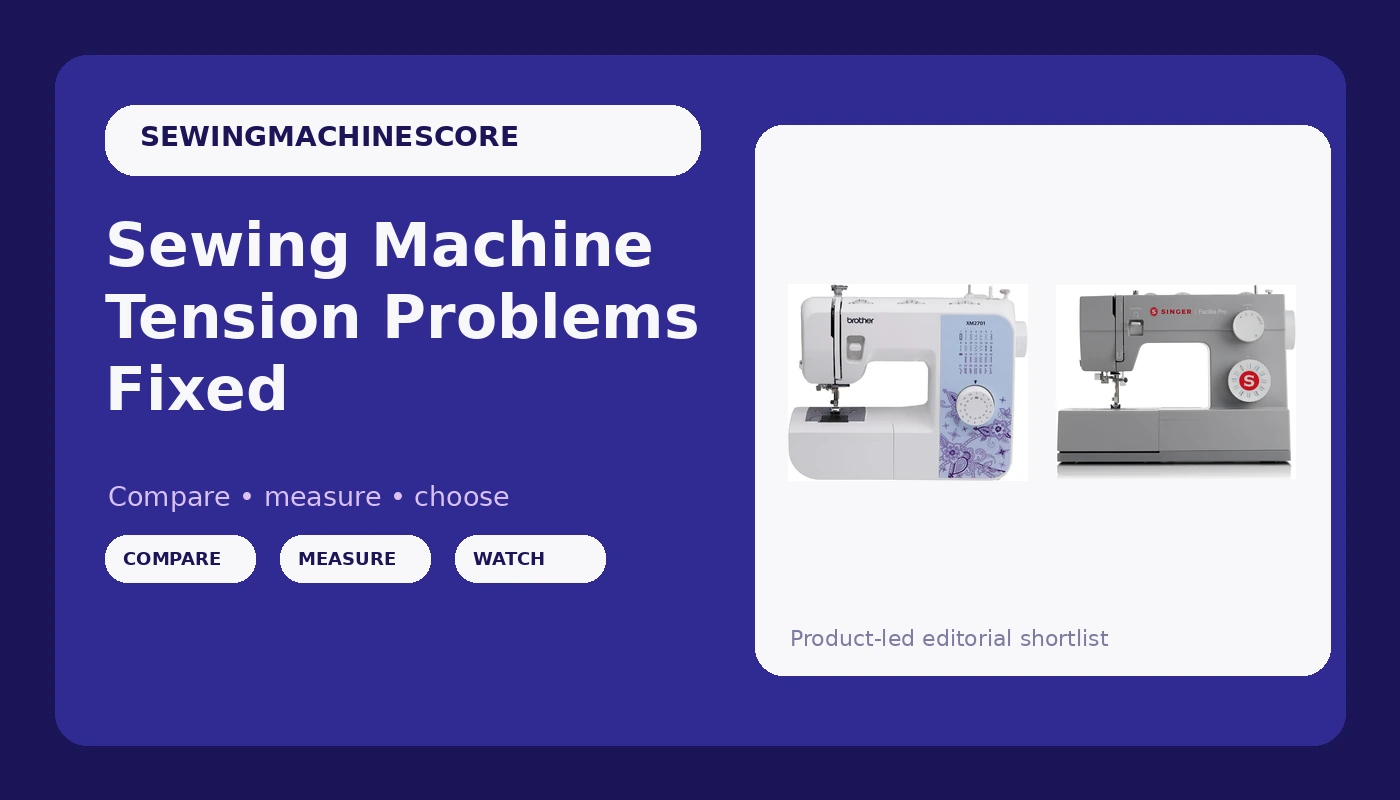 Sewing Machine Tension Problems Fixed - SewingMachineScore review with measurements and honest opinion