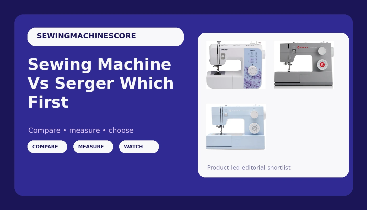 Sewing Machine Vs Serger Which First - SewingMachineScore review with measurements and honest opinion